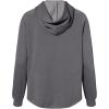 imageDALIX Snap Heart Embroidered Fleece Zip Washed Hoodie Cold Fall Winter WomenShadow