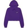 imageDALIX Panda Embroidered Fleece Cropped Hoodie Cold Fall Winter WomenTeam Purple