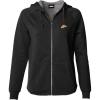 imageDALIX Pizza Embroidered Fleece Zip Washed Hoodie Cold Fall Winter WomenBlack