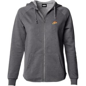 imageDALIX Pizza Embroidered Fleece Zip Washed Hoodie Cold Fall Winter WomenShadow