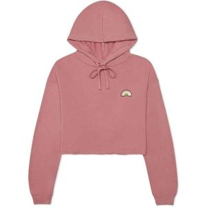 imageDALIX Rainbow Glow in the Dark Embroidered Fleece Cropped Hoodie Cold Fall Winter WomenMauve