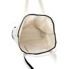 image22quot Open Top Heavy Duty Deluxe Tote Bag with Outer PocketBlack