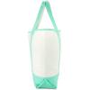 image22quot Open Top Heavy Duty Deluxe Tote Bag with Outer PocketMint Green