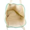 image22quot Open Top Heavy Duty Deluxe Tote Bag with Outer PocketMint Green