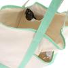 image22quot Open Top Heavy Duty Deluxe Tote Bag with Outer PocketMint Green
