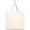 image22quot Open Top Heavy Duty Deluxe Tote Bag with Outer PocketNatural