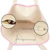 image22quot Open Top Heavy Duty Deluxe Tote Bag with Outer PocketPink