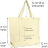 imageAutumn Cornucopia Womens Embroidered Tote Bag Natural CanvasNatural