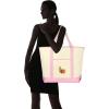 imageAutumn Cornucopia Womens Embroidered Tote Bag Natural CanvasPink