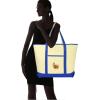imageAutumn Cornucopia Womens Embroidered Tote Bag Natural CanvasRoyal Blue