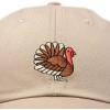 imageDALIX Thanksgiving Turkey Hat Womens Baseball CapKhaki