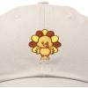 imageDALIX Turkey Hat Womens Thanksgiving Baseball CapBeige