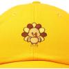 imageDALIX Turkey Hat Womens Thanksgiving Baseball CapGold