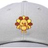 imageDALIX Turkey Hat Womens Thanksgiving Baseball CapGray
