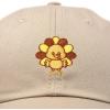 imageDALIX Turkey Hat Womens Thanksgiving Baseball CapKhaki