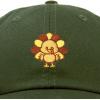 imageDALIX Turkey Hat Womens Thanksgiving Baseball CapOlive