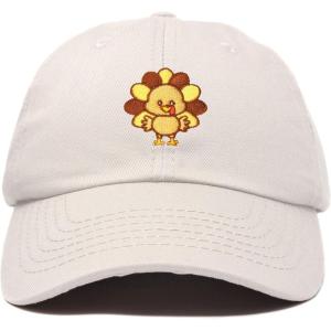 imageDALIX Turkey Hat Womens Thanksgiving Baseball CapBeige