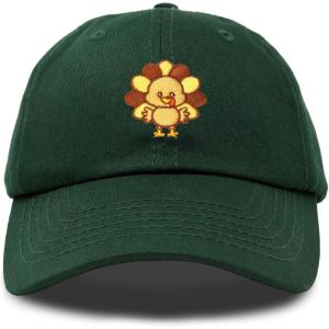 imageDALIX Turkey Hat Womens Thanksgiving Baseball CapDark Green