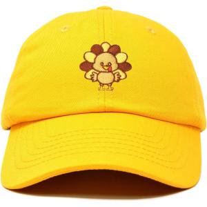 imageDALIX Turkey Hat Womens Thanksgiving Baseball CapGold