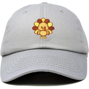 imageDALIX Turkey Hat Womens Thanksgiving Baseball CapGray