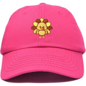 imageDALIX Turkey Hat Womens Thanksgiving Baseball CapHot Pink