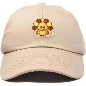 imageDALIX Turkey Hat Womens Thanksgiving Baseball CapKhaki