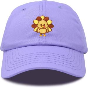 imageDALIX Turkey Hat Womens Thanksgiving Baseball CapLavender