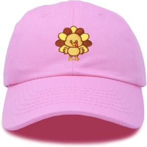 imageDALIX Turkey Hat Womens Thanksgiving Baseball CapLight Pink