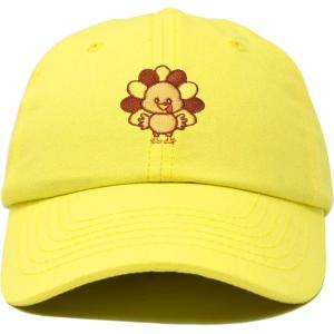 imageDALIX Turkey Hat Womens Thanksgiving Baseball CapMinion Yellow
