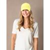 imageDALIX Baseball Cap Dad Hat Plain Men Women Cotton Adjustable Blank Unstructured SoftMinion Yellow