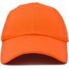 imageDALIX Baseball Cap Dad Hat Plain Men Women Cotton Adjustable Blank Unstructured SoftOrange