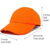 imageDALIX Baseball Cap Dad Hat Plain Men Women Cotton Adjustable Blank Unstructured SoftOrange