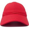 imageDALIX Baseball Cap Dad Hat Plain Men Women Cotton Adjustable Blank Unstructured SoftRed