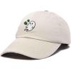 imageDALIX Embroidered Cloverly Ghost St Patricks Dad Saint Pattys Cap Hat WomenBeige