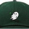 imageDALIX Embroidered Cloverly Ghost St Patricks Dad Saint Pattys Cap Hat WomenDark Green