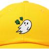 imageDALIX Embroidered Cloverly Ghost St Patricks Dad Saint Pattys Cap Hat WomenGold