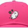 imageDALIX Embroidered Cloverly Ghost St Patricks Dad Saint Pattys Cap Hat WomenHot Pink