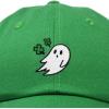 imageDALIX Embroidered Cloverly Ghost St Patricks Dad Saint Pattys Cap Hat WomenKelly Green
