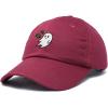 imageDALIX Embroidered Cloverly Ghost St Patricks Dad Saint Pattys Cap Hat WomenMaroon