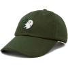 imageDALIX Embroidered Cloverly Ghost St Patricks Dad Saint Pattys Cap Hat WomenOlive