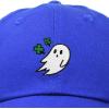 imageDALIX Embroidered Cloverly Ghost St Patricks Dad Saint Pattys Cap Hat WomenRoyal Blue