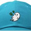imageDALIX Embroidered Cloverly Ghost St Patricks Dad Saint Pattys Cap Hat WomenTeal