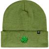 imageDALIX Embroidered Clover Beanie Cap Cuffed Knit Hat Men WomenOlive