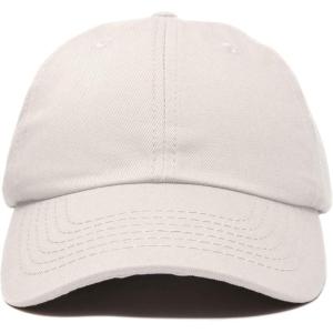 imageDALIX Baseball Cap Dad Hat Plain Men Women Cotton Adjustable Blank Unstructured SoftBeige
