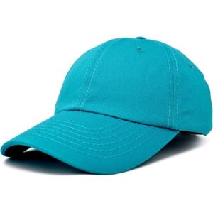 imageDALIX Baseball Cap Dad Hat Plain Men Women Cotton Adjustable Blank Unstructured SoftTeal