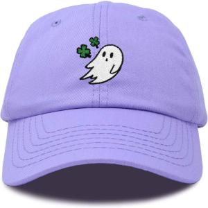 imageDALIX Embroidered Cloverly Ghost St Patricks Dad Saint Pattys Cap Hat WomenLavender