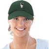 imageDALIX Astronaut Hat Galaxy Spaceman Baseball Caps for Men WomenDark Green