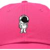 imageDALIX Astronaut Hat Galaxy Spaceman Baseball Caps for Men WomenHot Pink