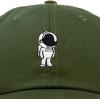 imageDALIX Astronaut Hat Galaxy Spaceman Baseball Caps for Men WomenOlive