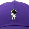 imageDALIX Astronaut Hat Galaxy Spaceman Baseball Caps for Men WomenPurple